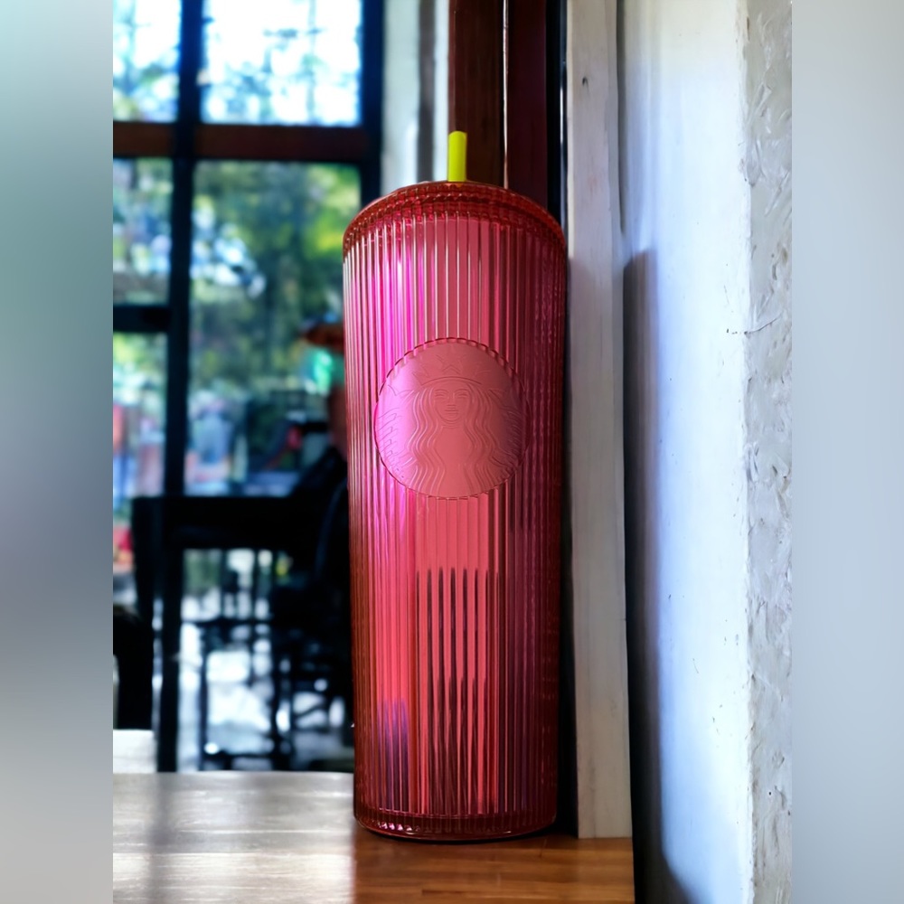 Starbucks 24oz pink Tumbler